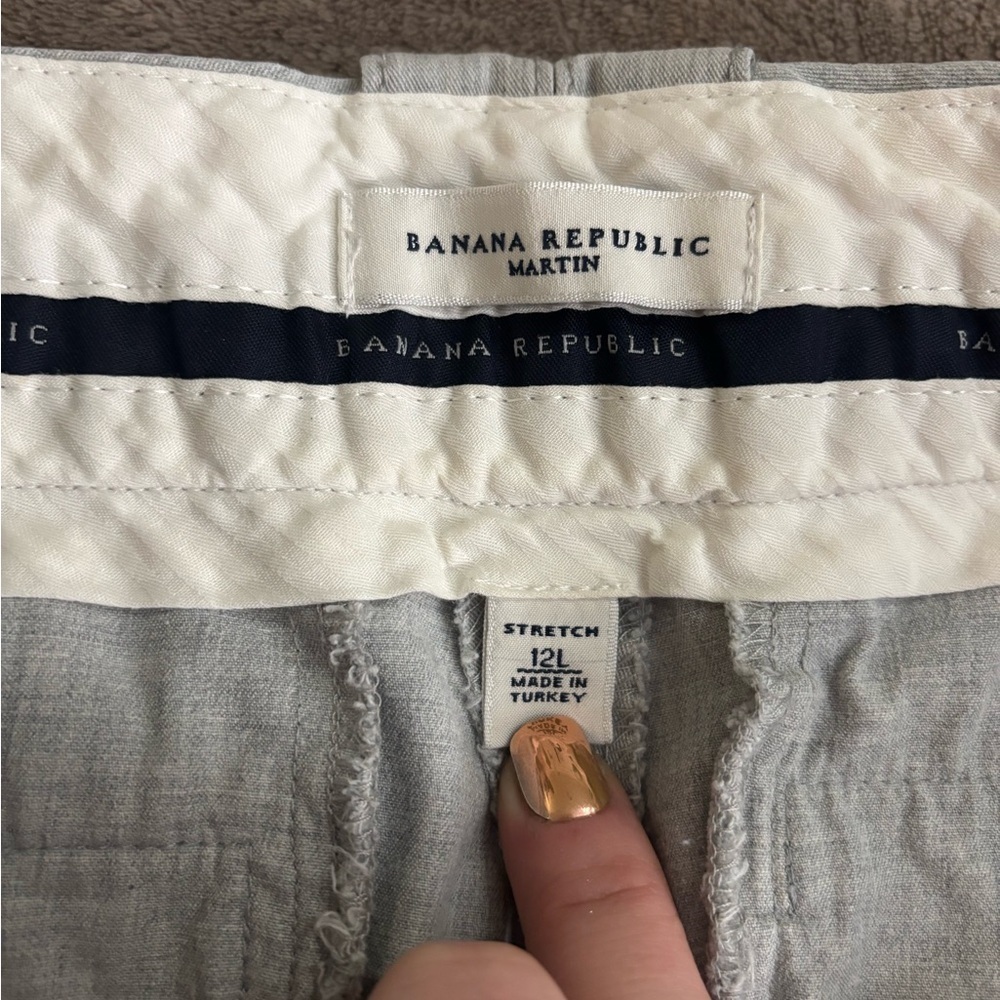 Banana Republic Women's Gray Stretch Straight Leg Jeans - Picture 4 of 9